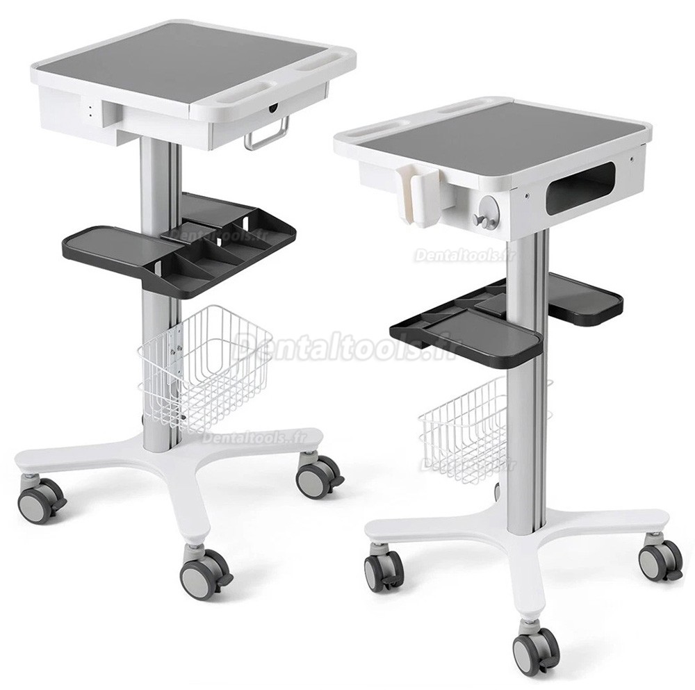 Likaymo RC-1 chariot dentaire mobile multifonction pour laboratoire h&ocirc;pital et cabinet